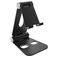 Mobiparts Metal Telefoon Standaard - M - Zwart
