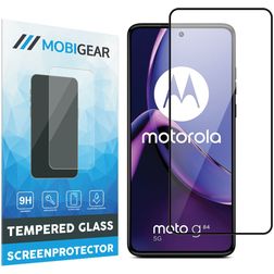 Mobigear Premium Motorola Moto G84 Glazen Screenprotector - Case Friendly - Zwart