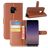 Mobigear Classic Samsung Galaxy A8 (2018) Hoesje Bookcase Portemonnee - Cognac