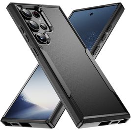 Mobigear Heavy Armor Samsung Galaxy S24 Ultra Hoesje Hardcase Backcover Shockproof - Zwart