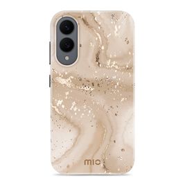 MIO Samsung Galaxy S25 Edge MagSafe Hoesje Hardcase Backcover - Rose Gold Marble