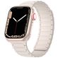 Mobigear Loop Mag Siliconen Apple Watch Bandje Magneetsluiting - 49/46/45/44 mm - Sterrenlicht