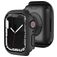 Mobigear Colors Dun Apple Watch - 45 mm Hardcase Hoesje - Zwart