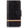 Mobigear Croco Xiaomi Mi 8 SE Hoesje Bookcase Portemonnee - Zwart