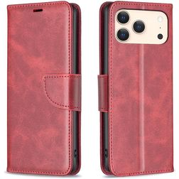 Mobigear Excellent iPhone 17 Pro Hoesje Bookcase Portemonnee - Rood