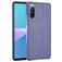 Mobigear Croco Sony Xperia 10 III Hoesje Hardcase Backcover - Blauw
