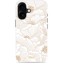 MIO iPhone 16 MagSafe Hoesje Hardcase Backcover - White Roses