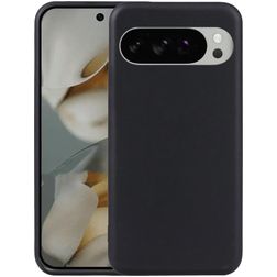 Mobigear Basics Google Pixel 10 Pro XL Hoesje Flexibel TPU Bookcase - Zwart