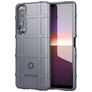 Mobigear Rugged Shield Sony Xperia 1 III Hoesje Flexibel TPU Backcover Shockproof - Grijs