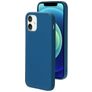 Mobiparts iPhone 12 Siliconen Hoesje Backcover - Blueberry Blue