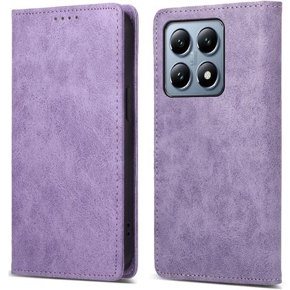 Mobigear Wallet Xiaomi 14T Pro Hoesje Bookcase Portemonnee - Paars