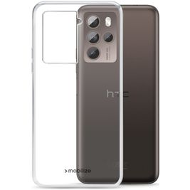 Mobilize Gelly Doorzichtig HTC U23 Pro Hoesje Flexibel TPU Backcover - Transparant