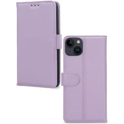 Mobilize Premium Gelly Wallet iPhone 14 Plus Hoesje Bookcase Portemonnee - Paars