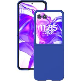 Mobigear Colors Motorola Razr 50 Ultra Hoesje Hardcase Backcover - Donkerblauw