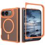 Mobigear Shockproof iPhone Duo MagSafe Hoesje Hardcase Backcover - Oranje