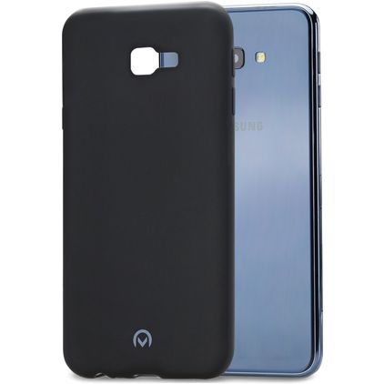 Mobilize Rubber Gelly Samsung Galaxy J4 Plus Hoesje Flexibel TPU Backcover - Matt Black