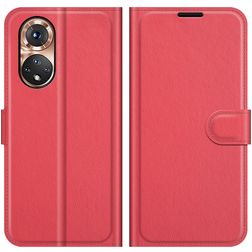 Mobigear Classic HONOR 50 Hoesje Bookcase Portemonnee - Rood