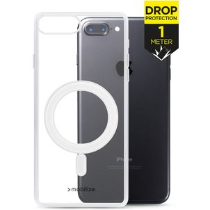 Mobilize Naked Protection Doorzichtig iPhone 8 Plus MagSafe Hoesje Hardcase Backcover Shockproof - Transparant