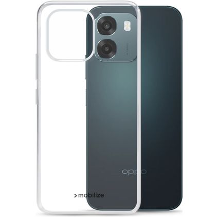 Mobilize Gelly Case Doorzichtig OPPO A6 Hoesje Flexibel TPU Backcover - Transparant