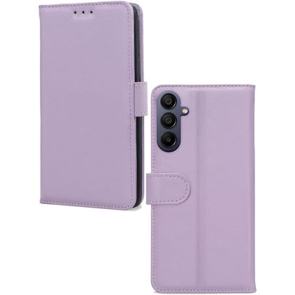 Mobilize Premium Gelly Wallet Samsung Galaxy A15 Hoesje Bookcase Portemonnee - Paars