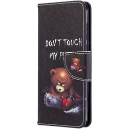Mobigear Design Huawei P40 Hoesje Bookcase Portemonnee - Do Not Touch