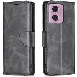 Mobigear Excellent Motorola Moto G24 Hoesje Bookcase Portemonnee - Zwart