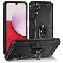 Mobigear Armor Ring Samsung Galaxy A14 Hoesje Hardcase Backcover Shockproof met Ringhouder - Zwart
