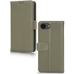 Mobilize Premium Gelly iPhone 17e Hoesje Bookcase Portemonnee - Groen