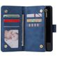 Mobigear Zipper Huawei P40 Hoesje Bookcase Portemonnee - Blauw