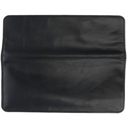 Valenta Faraday Pouch Echt Leer Insteekhoesje (max 17 cm x 8 cm) - Sleeve - Pouch - Zwart