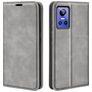 Mobigear Retro Slim Realme GT Neo 3 Hoesje Bookcase Portemonnee - Grijs