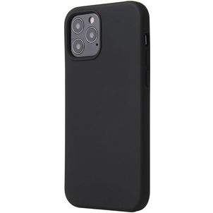 Mobigear Rubber Touch iPhone 12 Mini Siliconen Hoesje Backcover - Zwart