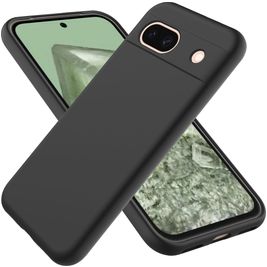 Mobigear Colors Google Pixel 8a Hoesje Flexibel TPU Backcover - Zwart