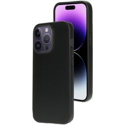 Mobiparts Classic iPhone 14 Pro Hoesje Flexibel TPU Backcover - Matt Black