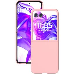 Mobigear Colors Motorola Razr 50 Ultra Hoesje Hardcase Backcover - Roze