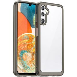 Mobigear Crystal Samsung Galaxy A54 Hoesje Hardcase Backcover - Transparant / Grijs