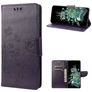 Mobigear Butterfly OnePlus 10T Hoesje Bookcase Portemonnee - Paars