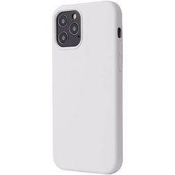 Mobigear Rubber Touch iPhone 12 Siliconen Hoesje Backcover - Wit
