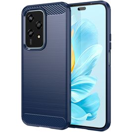 Mobigear Brushed Slim HONOR 200 Lite Hoesje Flexibel TPU Backcover - Blauw