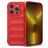 Mobigear Bumpy iPhone 14 Pro Hoesje Flexibel TPU Backcover - Rood