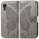 Mobigear Butterfly Samsung Galaxy Xcover 7 Hoesje Bookcase Portemonnee - Grijs