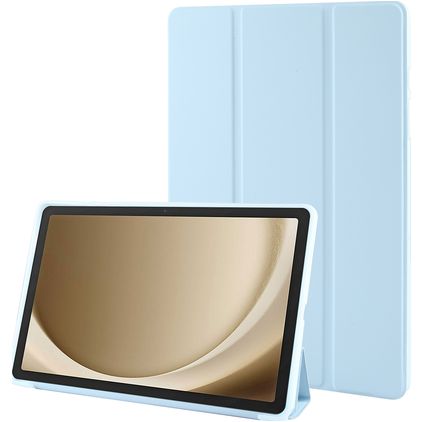 Mobigear Tri-Fold Gel Samsung Galaxy Tab A9 Plus (2023) Hoes TPU,Kunstleer Bookcase - Blauw