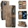 Caseme C30 iPhone 13 Hoesje Bookcase Portemonnee - Bruin