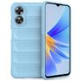 Mobigear Bumpy OPPO A17 Hoesje Flexibel TPU Backcover - Blauw
