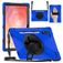 Mobigear SureGrip XGuard Samsung Galaxy Tab S11 Ultra Hoes Hard Kunststof,Siliconen Backcover + Stylus Houder + Schouderband + Standaard - Blauw