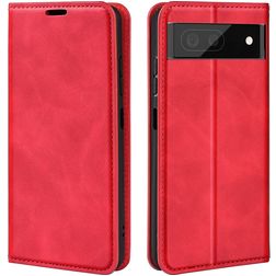 Mobigear Retro Slim Google Pixel 7 Hoesje Bookcase Portemonnee - Rood