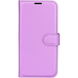 Mobigear Classic OnePlus 10 Pro Hoesje Bookcase Portemonnee - Paars