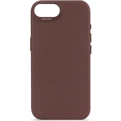 Decoded iPhone 17e Hoesje Echt Leer Backcover Shockproof - Chocolate Brown