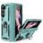 Mobigear Armor Ring Samsung Galaxy Z Fold 5 Hoesje Hardcase Backcover Shockproof met Ringhouder - Groen