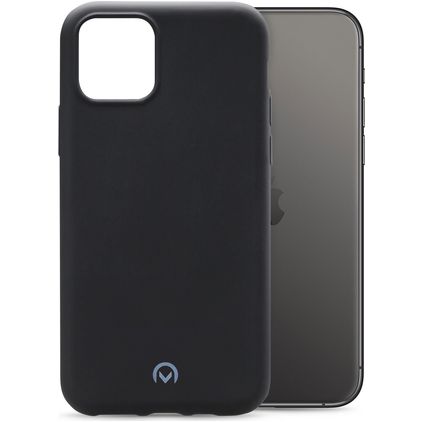 Mobilize Rubber Gelly iPhone 11 Pro Max Hoesje Flexibel TPU Backcover - Matt Black